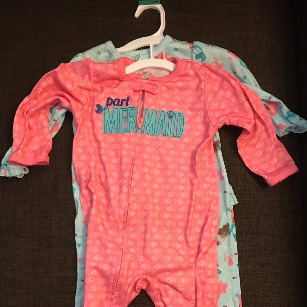 Carter’s Mermaid 18-Month Footie Pajamas 2-Pack
